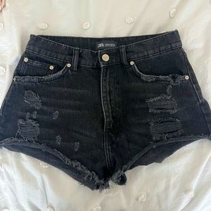 ZARA DENIM SHORTS